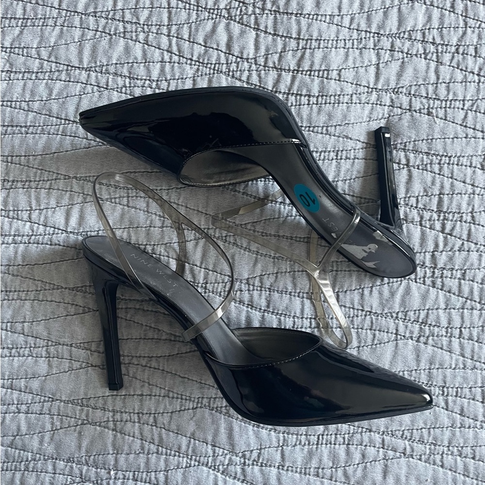 NWOT Nine West Black Heels Size 8.5,10